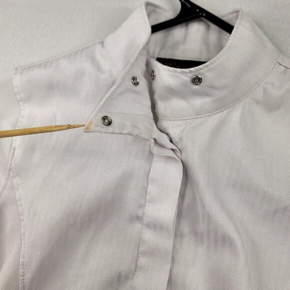 Ariat Pro Series Big Kids White Long-Sleeve Show Shirt Snap Medium (callout) - Picture 12 of 12